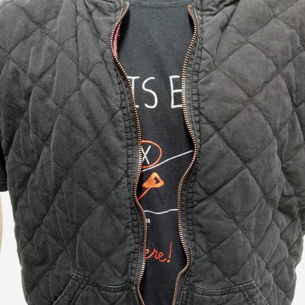 Black Red Vest Out Door Wear Marlboro Reversible